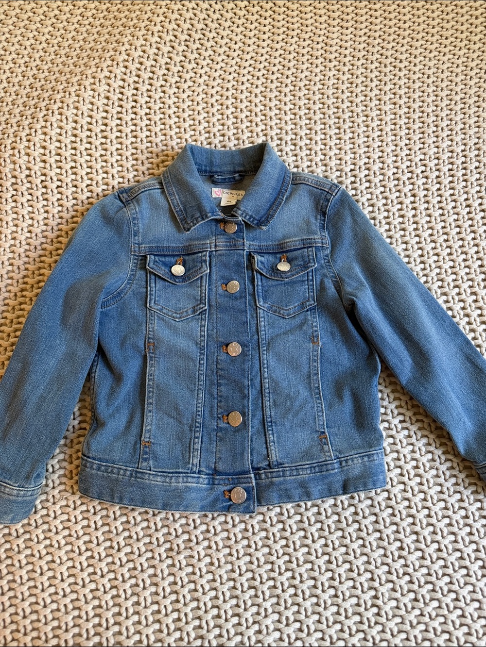 J Crew crewcuts girl’s denim jacket